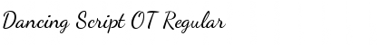 Dancing Script OT Regular Font