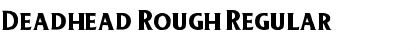 Deadhead Rough Regular Font