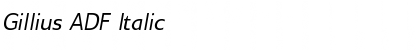 Download Gillius ADF Font