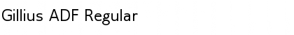 Download Gillius ADF Font