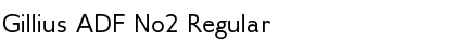 Download Gillius ADF No2 Font