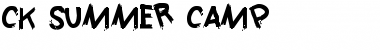 CK Summer Camp Regular Font