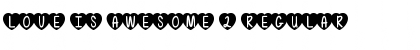 Download Love Is Awesome 2 Font