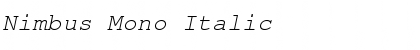 Download Nimbus Mono Font