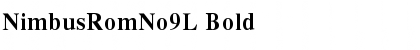 NimbusRomNo9L Bold Font