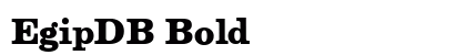 EgipDB Bold preview