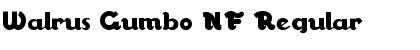 Walrus Gumbo NF Regular Font