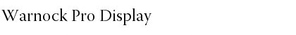 Download Warnock Pro Font