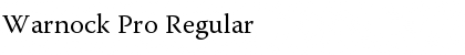 Download Warnock Pro Font
