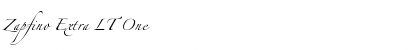 Download Zapfino Extra LT Font