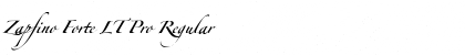 Download Zapfino Forte LT Pro Font