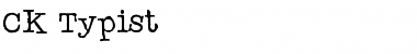 Download CK Typist Font Download CK Typist Font