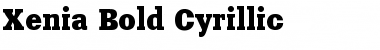 Xenia Bold Cyrillic Font
