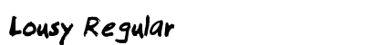 Lousy Regular preview