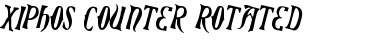 Xiphos Counter-Rotated Counter-Rotated Font