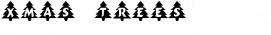 Xmas-Trees Normal Font