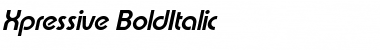 Xpressive BoldItalic Font