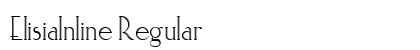 ElisiaInline Regular preview