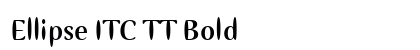 Ellipse ITC TT Bold preview