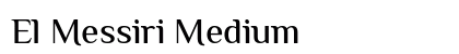 El Messiri Medium preview