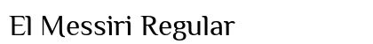 El Messiri Regular Preview