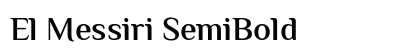 El Messiri SemiBold Preview