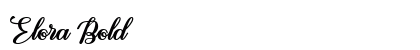 Elora Bold preview