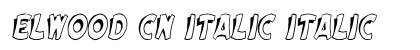 Elwood Cn Italic Italic