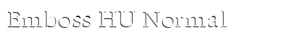 Emboss HU Normal preview