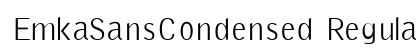 EmkaSansCondensed Regular Preview
