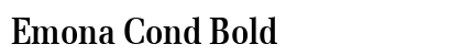Emona Cond Bold preview