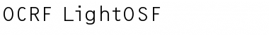 Download OCRF Font