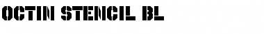 Octin Stencil Black Font