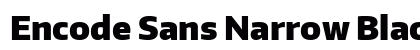 Encode Sans Narrow Black preview
