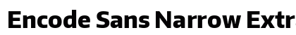 Encode Sans Narrow ExtraBold Preview