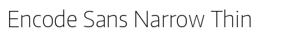 Encode Sans Narrow Thin Preview