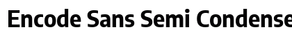 Encode Sans Semi Condensed Bold preview