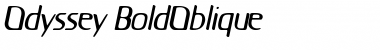 Odyssey BoldOblique Font