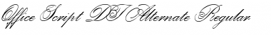 OfficeScriptDT Italic Font