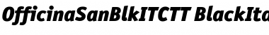 OfficinaSanBlkITC BlackItalic Font