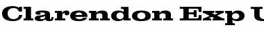 Clarendon Bold Expanded Regular Font