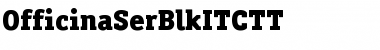 OfficinaSerBlkITCTT Black Font