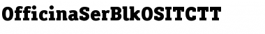 OfficinaSerBlkOSITCTT Black Font