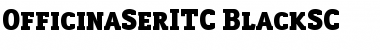 OfficinaSerITC Black Font
