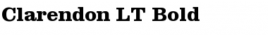 Clarendon LT Bold Font