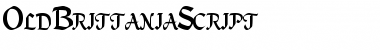 Download OldBrittaniaScript Font Download OldBrittaniaScript Font