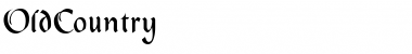 OldCountry Regular Font