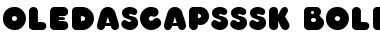 Download OledaSCapsSSK Font