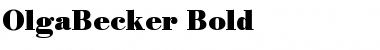 OlgaBecker Bold Font