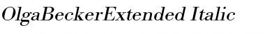 Download OlgaBeckerExtended Font
